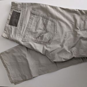 Grey straight leg pant